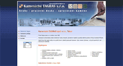 Desktop Screenshot of kamenictvi-tagras.cz